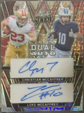 Christian McCaffrey / Luke McCaffrey [Galaxy Mojo] #DA-7
