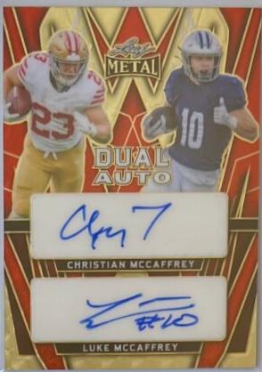 Christian McCaffrey / Luke McCaffrey [Red Wave] #DA-7