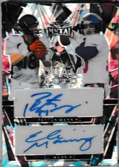 Peyton Manning / Eli Manning [Prismatic] #DA-24