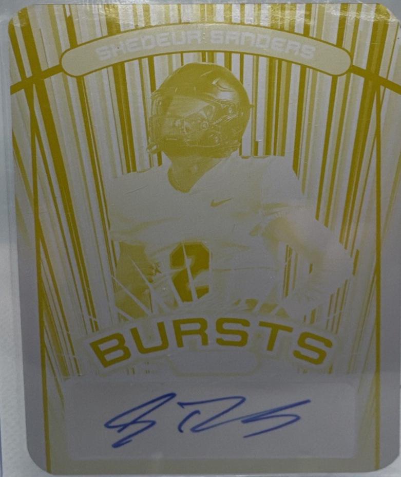 Shedeur Sanders [Super Prismatic Gold] #B-SS1