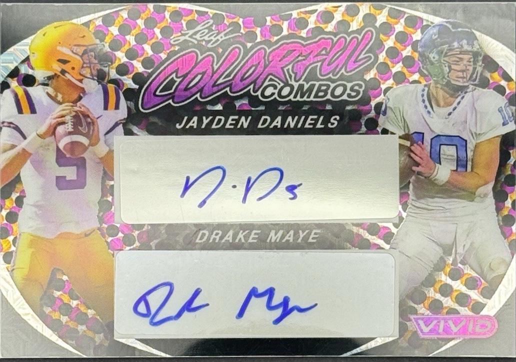 Jayden Daniels / Drake Maye [Black Prismatic] #CCD-17