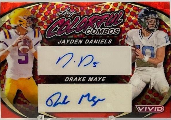 Jayden Daniels / Drake Maye [Teal Prismatic] #CCD-17