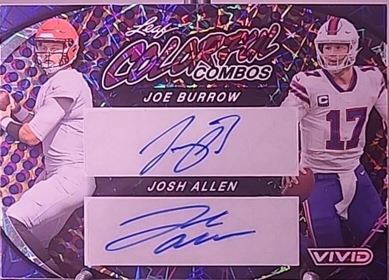 Joe Burrow / Josh Allen [Purple Prismatic] #CCD-20