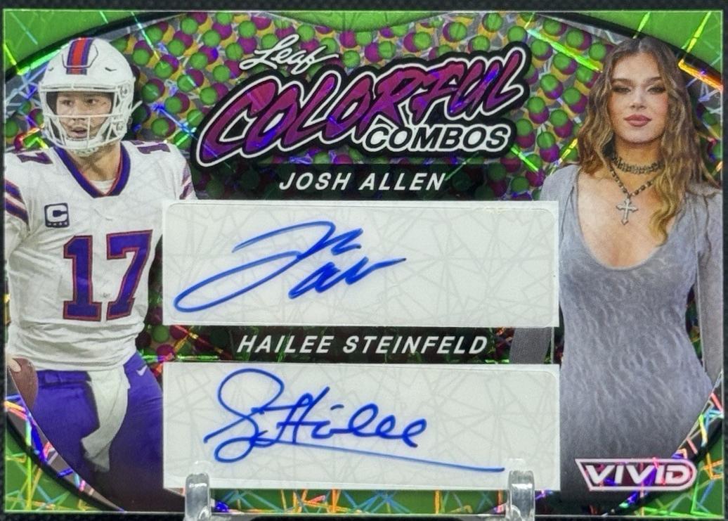 Josh Allen / Hailee Steinfeld [Green Prismatic] #CCD-22