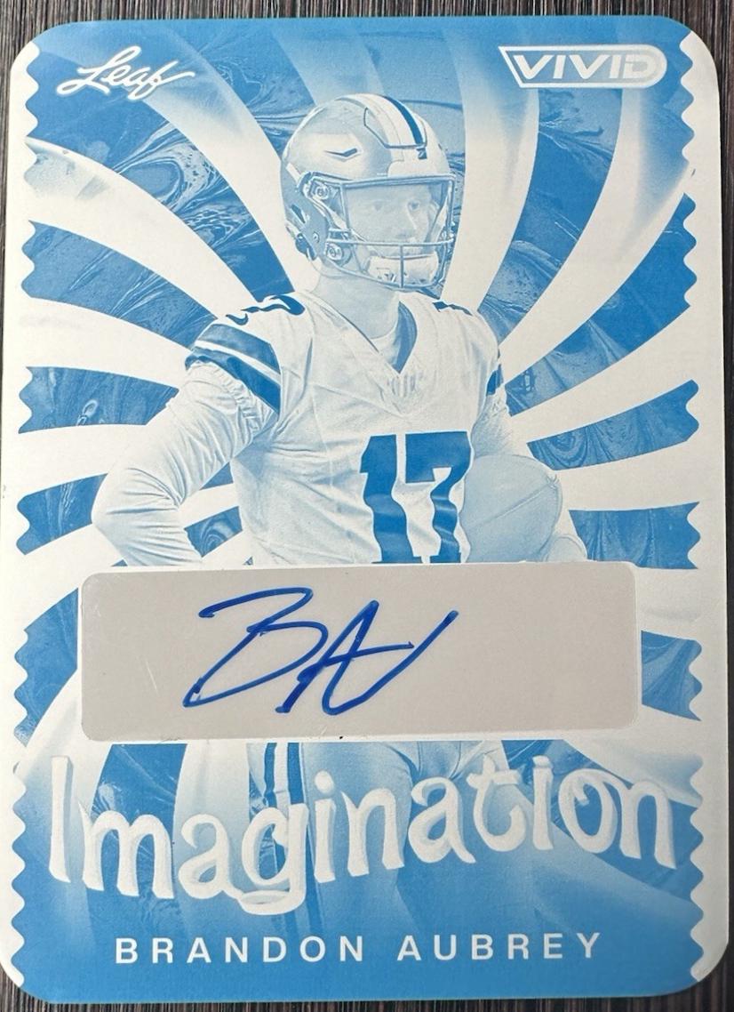 Brandon Aubrey [Super Prismatic Gold] #I-BA1