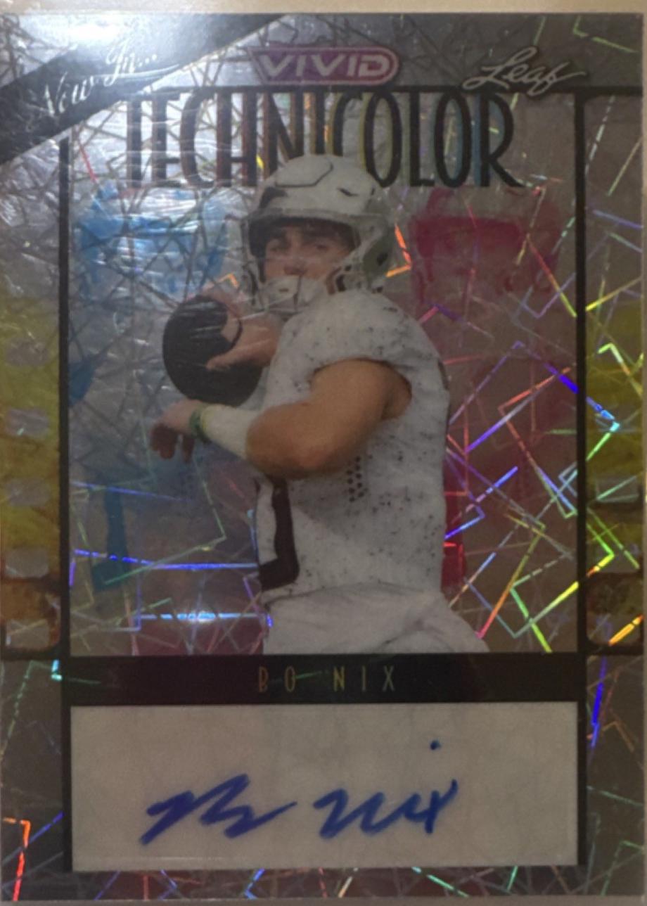 Bo Nix [Teal Prismatic] #T-BN1