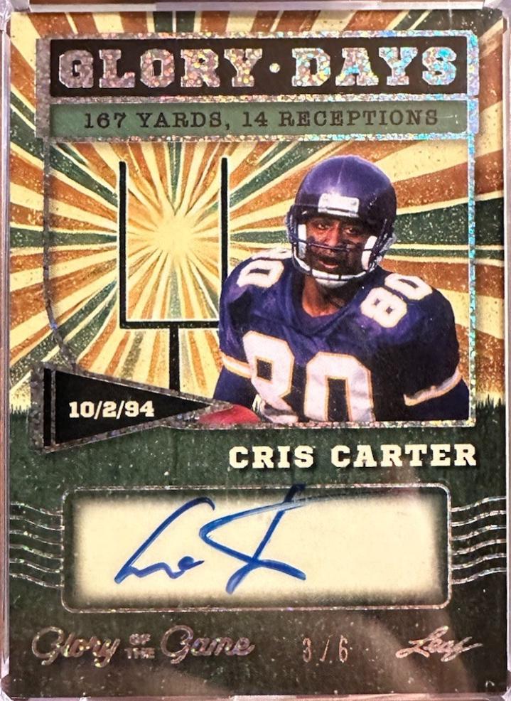 Cris Carter #GD-CC1