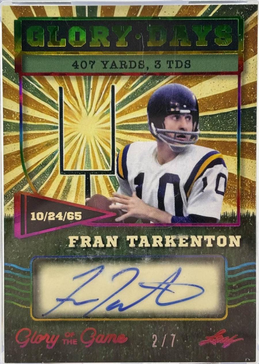 Fran Tarkenton #GD-FT1