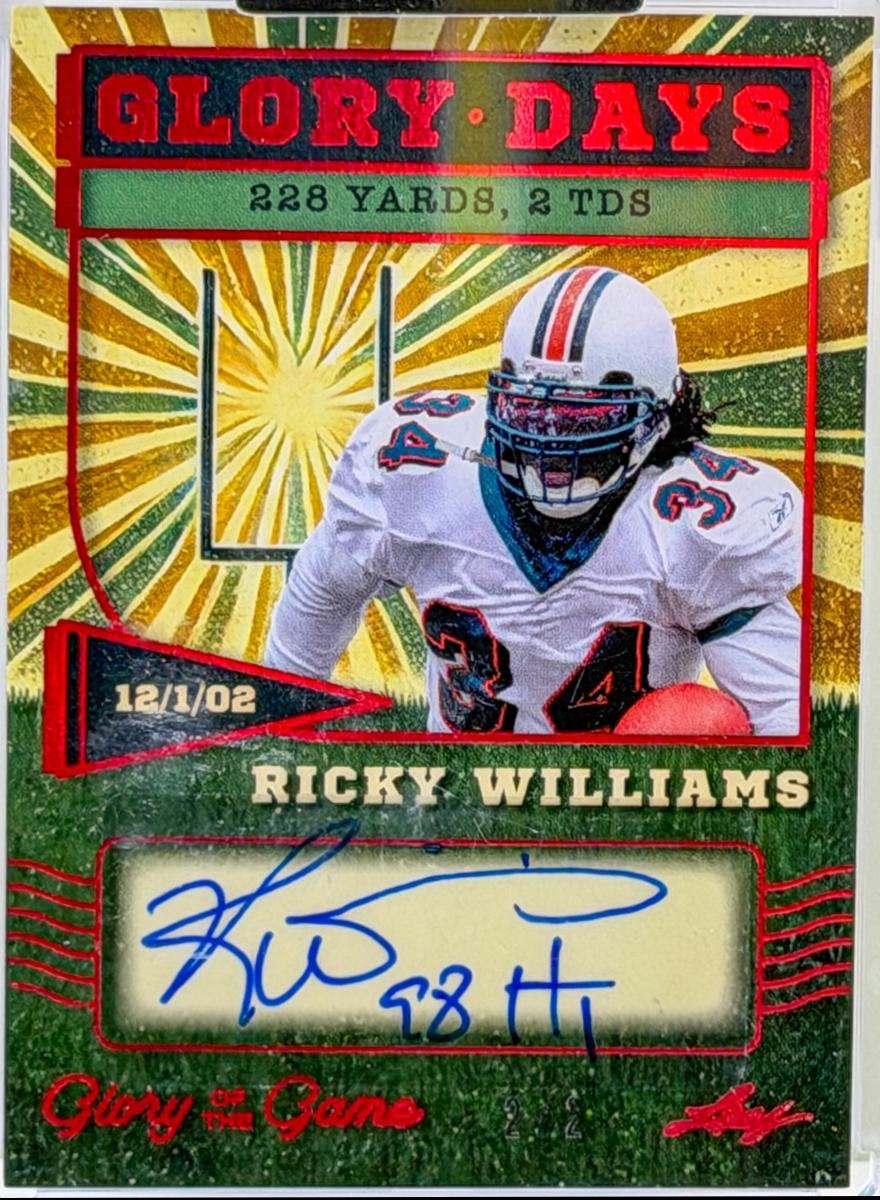 Ricky Williams [Holo Red] #GD-RW1