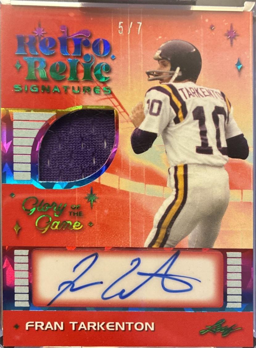 Fran Tarkenton [Holo Rainbow] #RS-FT1