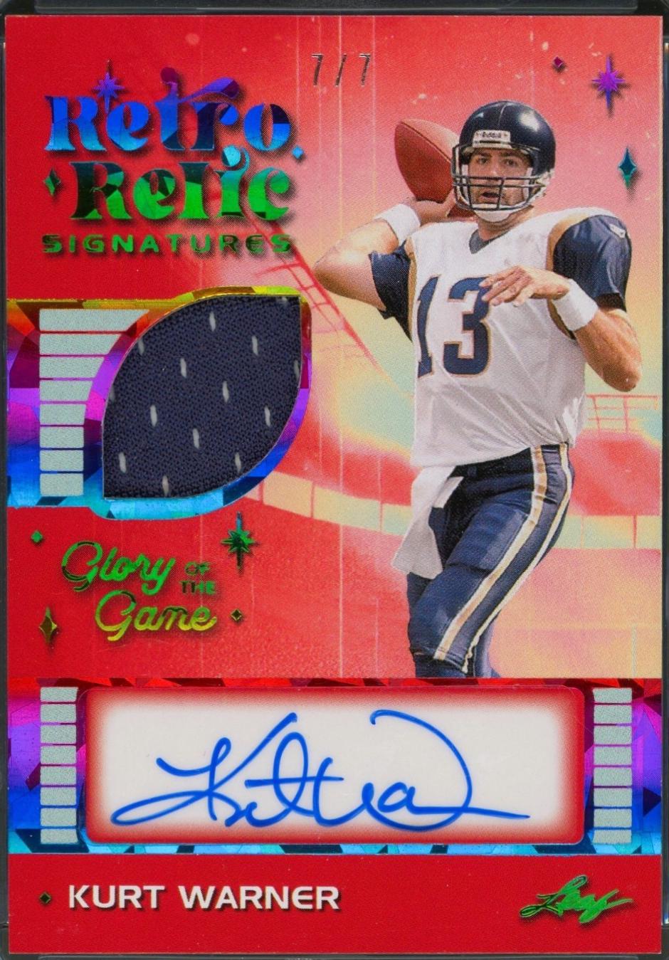 Kurt Warner [Holo Rainbow] #RS-KW1