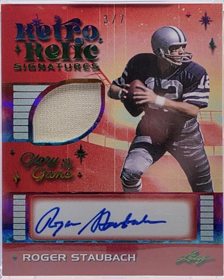 Roger Staubach [Holo Rainbow] #RS-RS1
