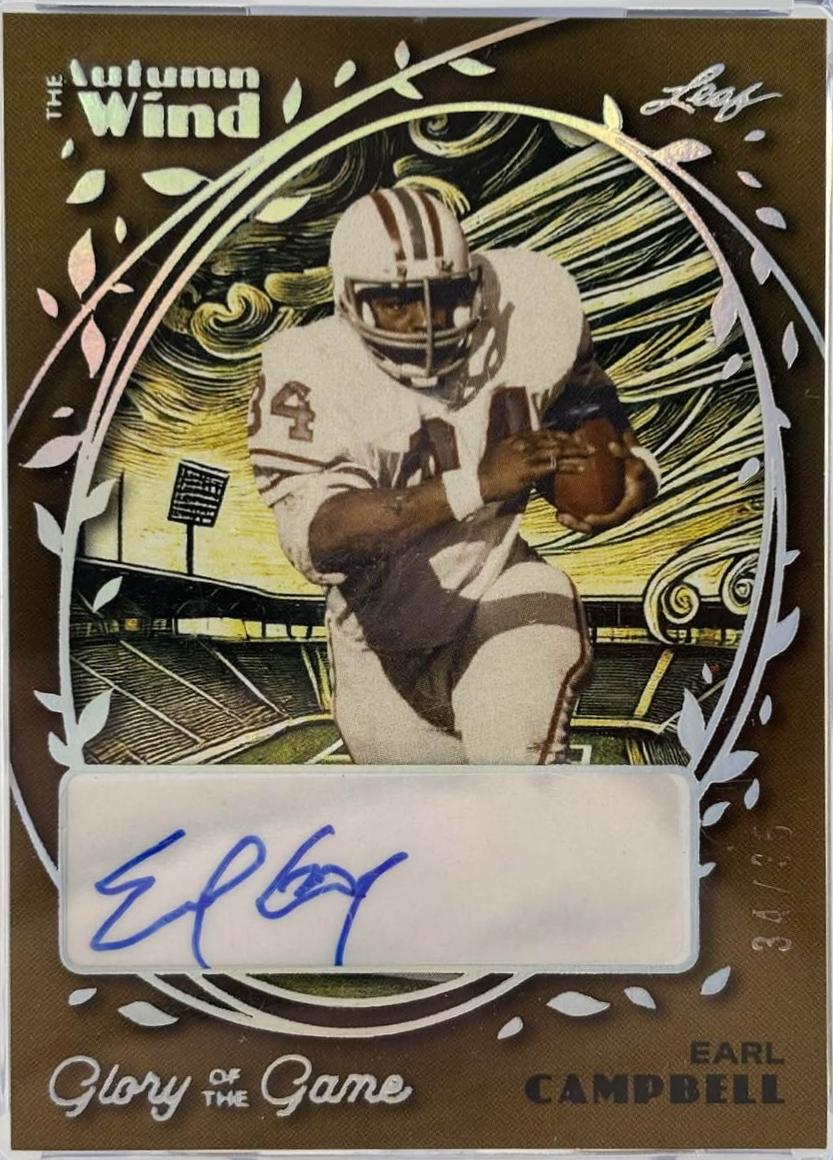 Earl Campbell [Holo Silver] #AW-EC1