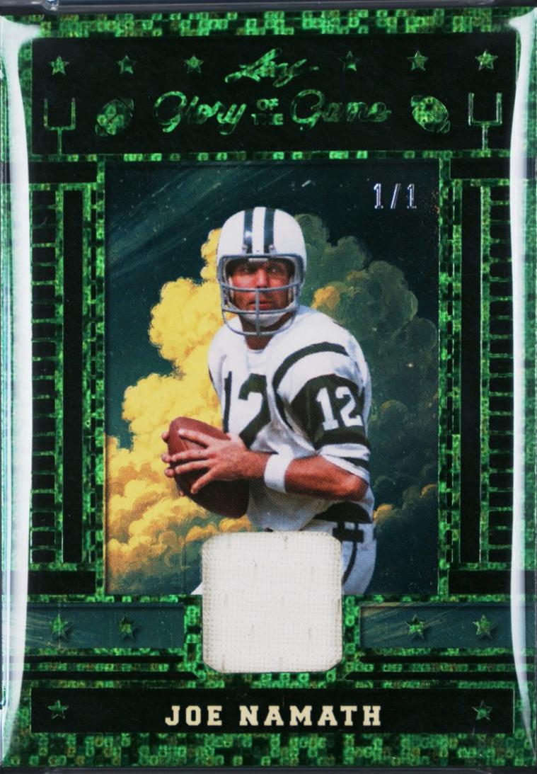 Joe Namath [Holo Green] #GU-31