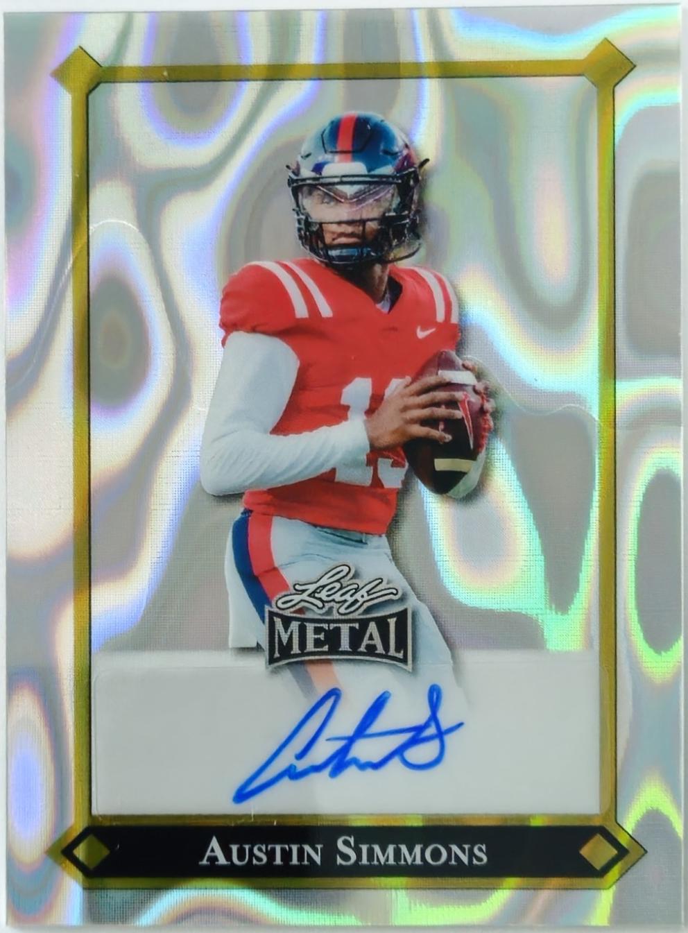 Austin Simmons [Lava Silver Auto] #92L-AS1
