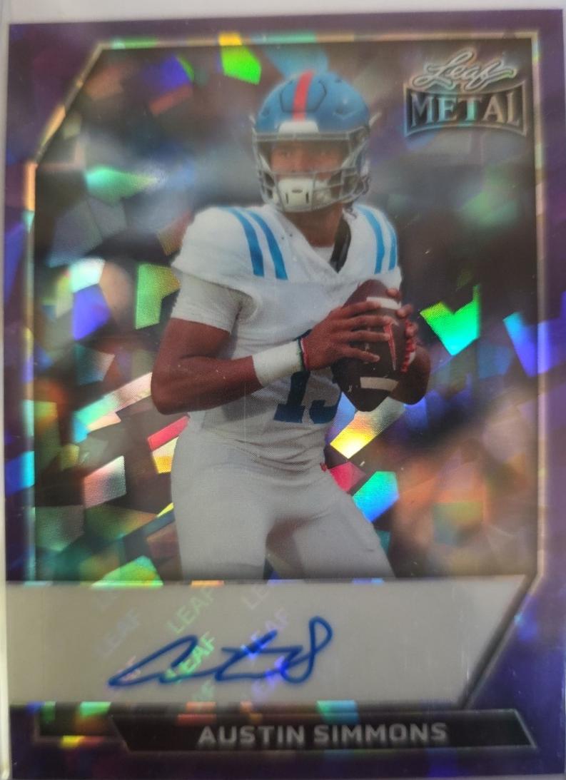 Austin Simmons [Prismatic Purple Auto] #92L-AS1