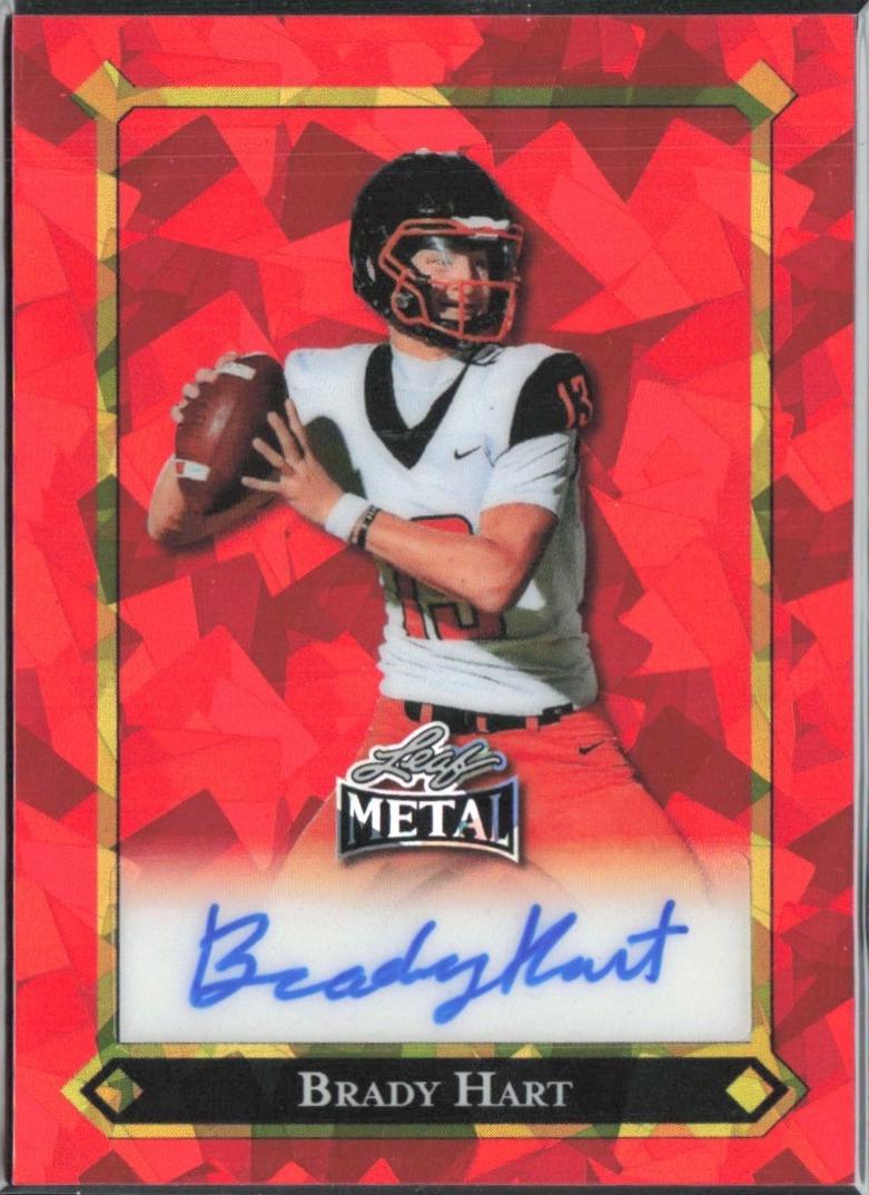 Brady Hart [Crystal Red Auto] #92L-BH1