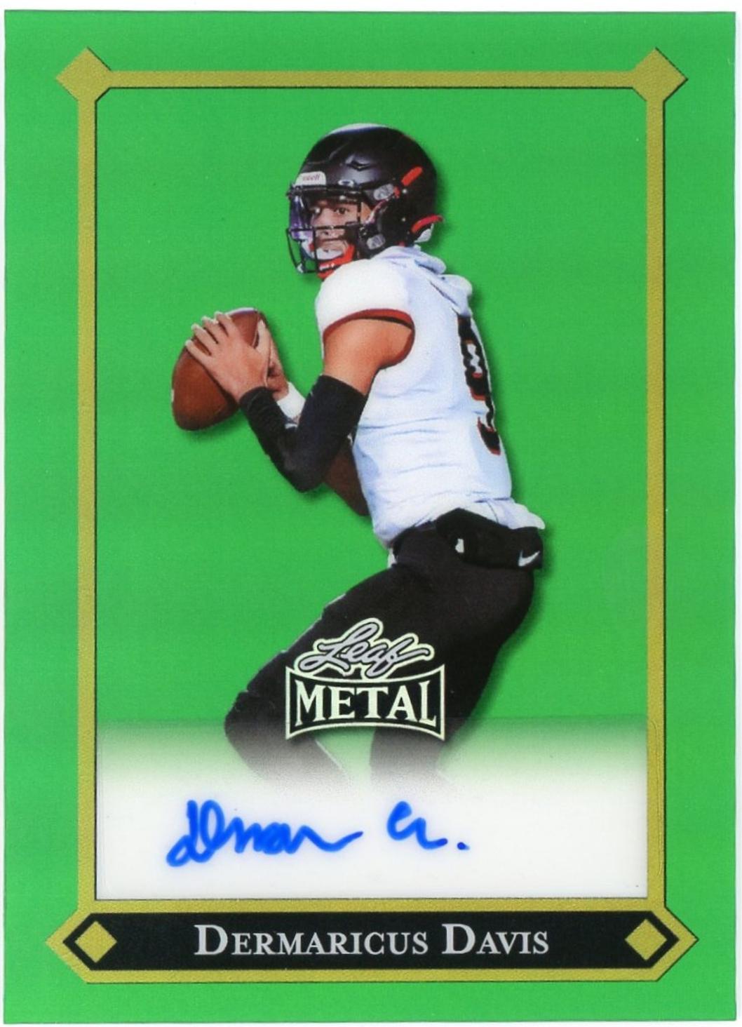 Dermaricus Davis [Prismatic Green Auto] #92L-DD1