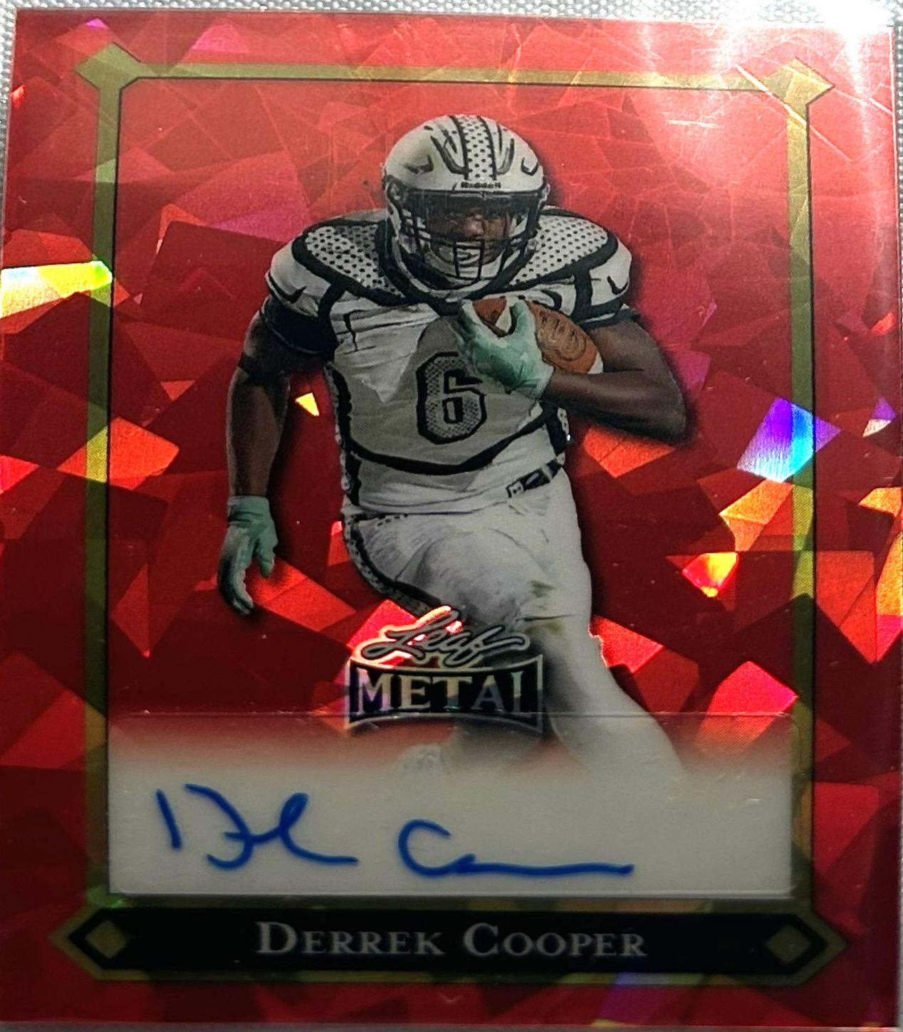 Derrek Cooper [Prismatic Red Auto] #92L-DC2