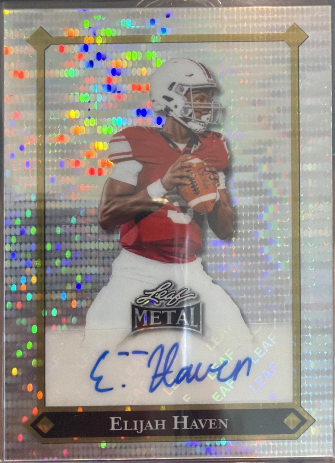 Elijah Haven [Prismatic Black Auto] #92L-EH1