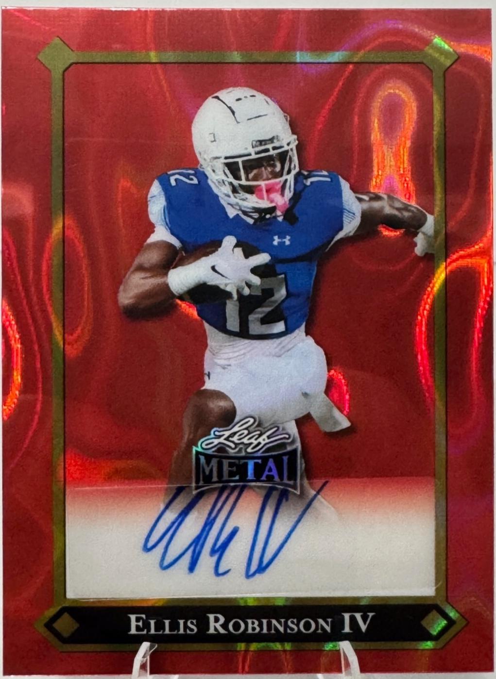 Ellis Robinson IV [Prismatic Red Auto] #92L-ER4