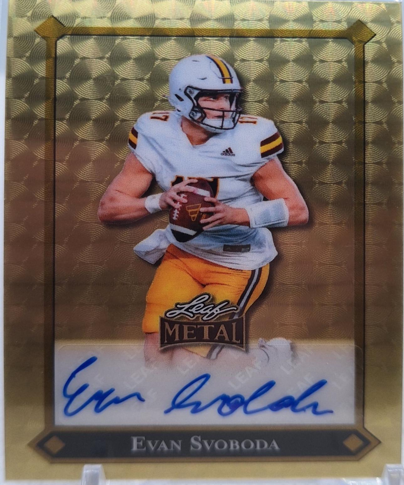 Evan Svoboda [Prismatic Gold Auto] #92L-ES1