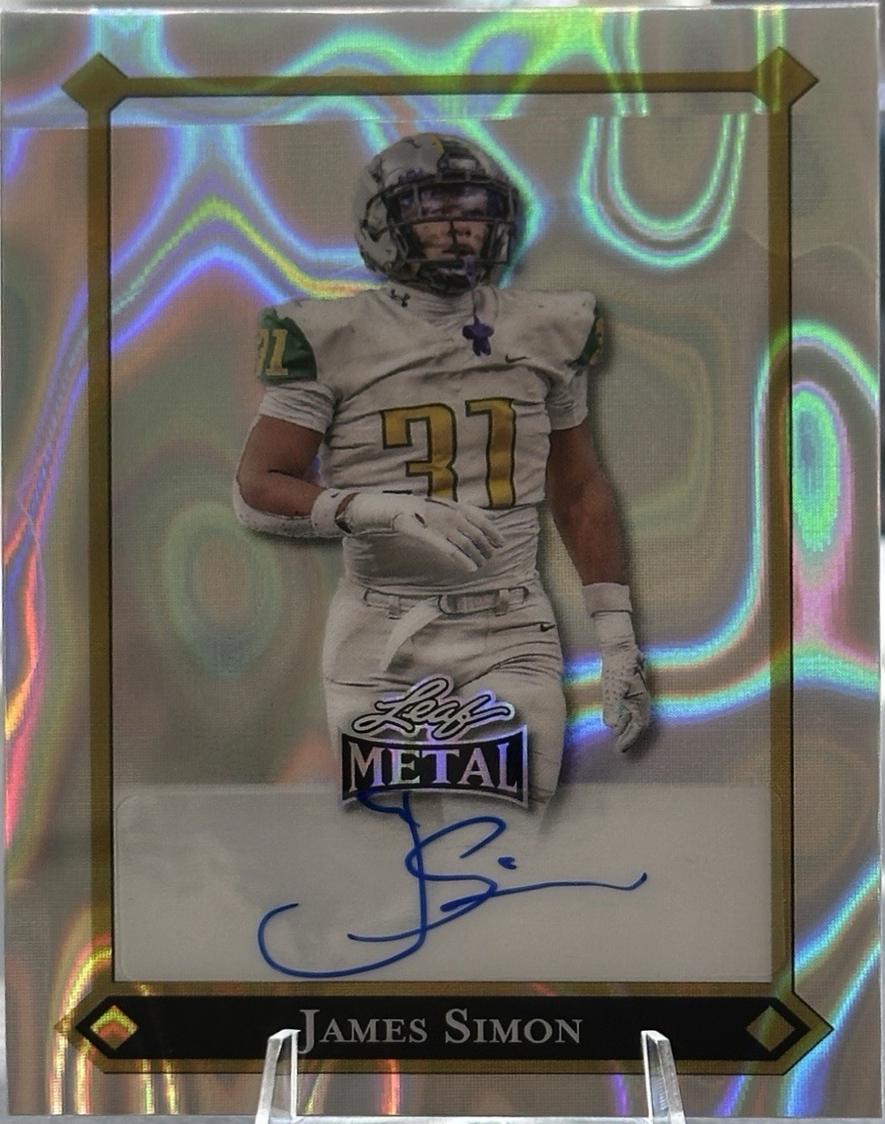 James Simon [Lava Silver Auto] #92L-JS1