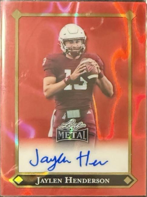 Jaylen Henderson [Lava Red Auto] #92L-JH2