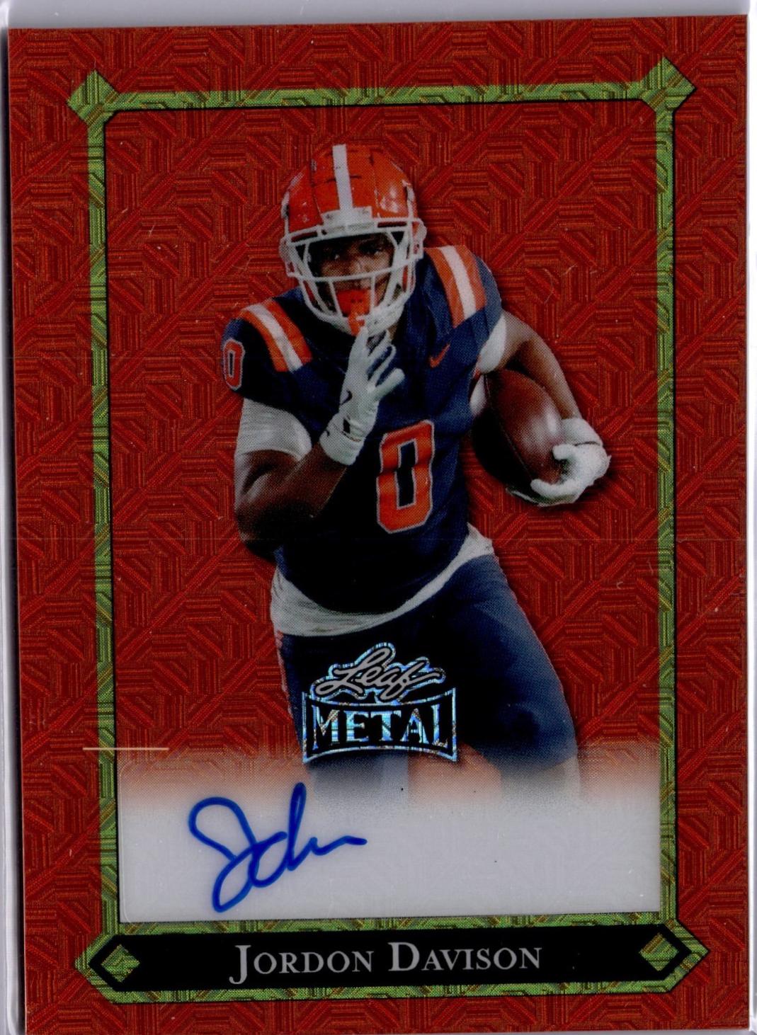 Jordon Davison [Mojo Red Auto] #92L-JD2