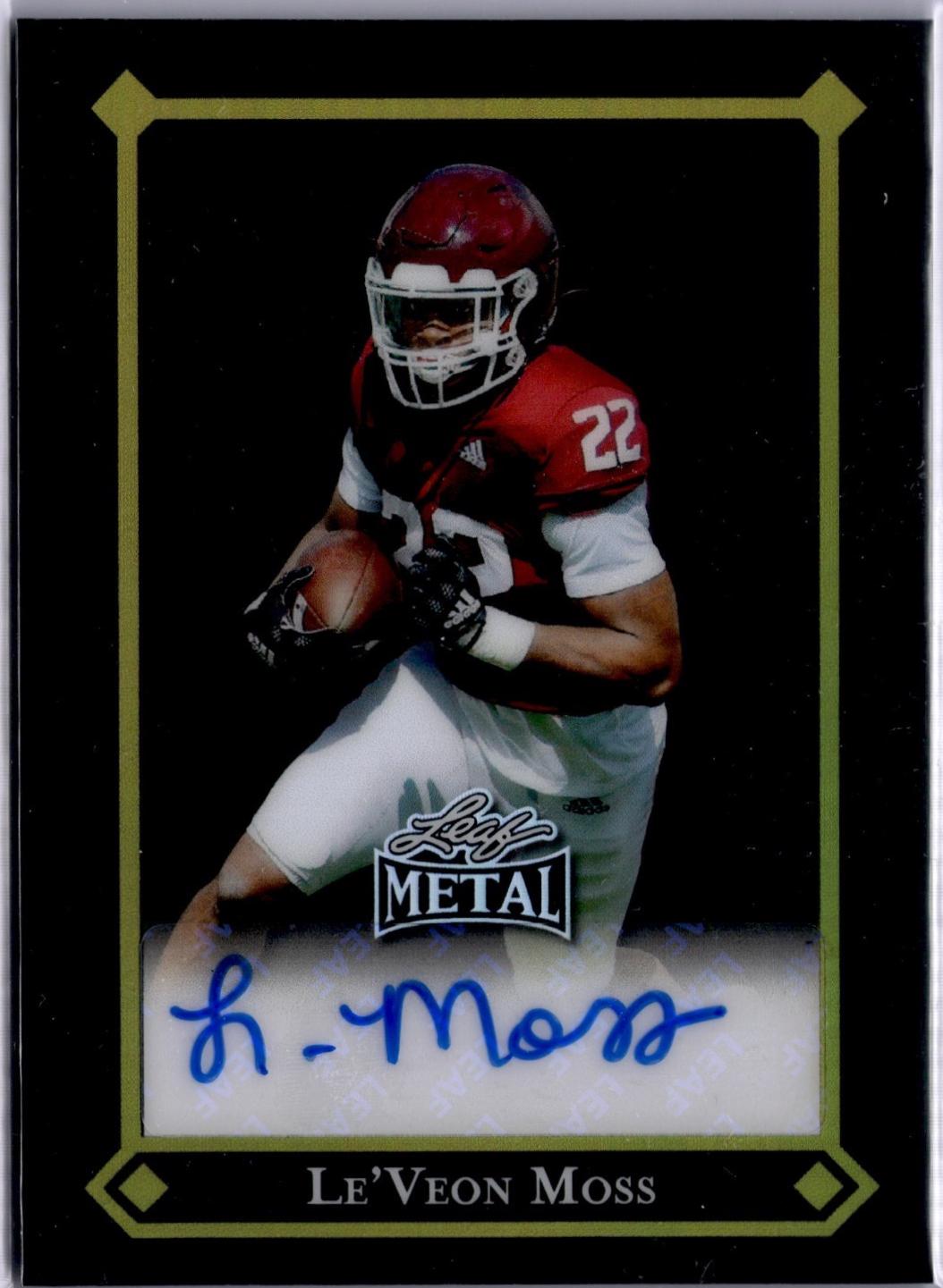 Le'Veon Moss [Prismatic Black Auto] #92L-LVM