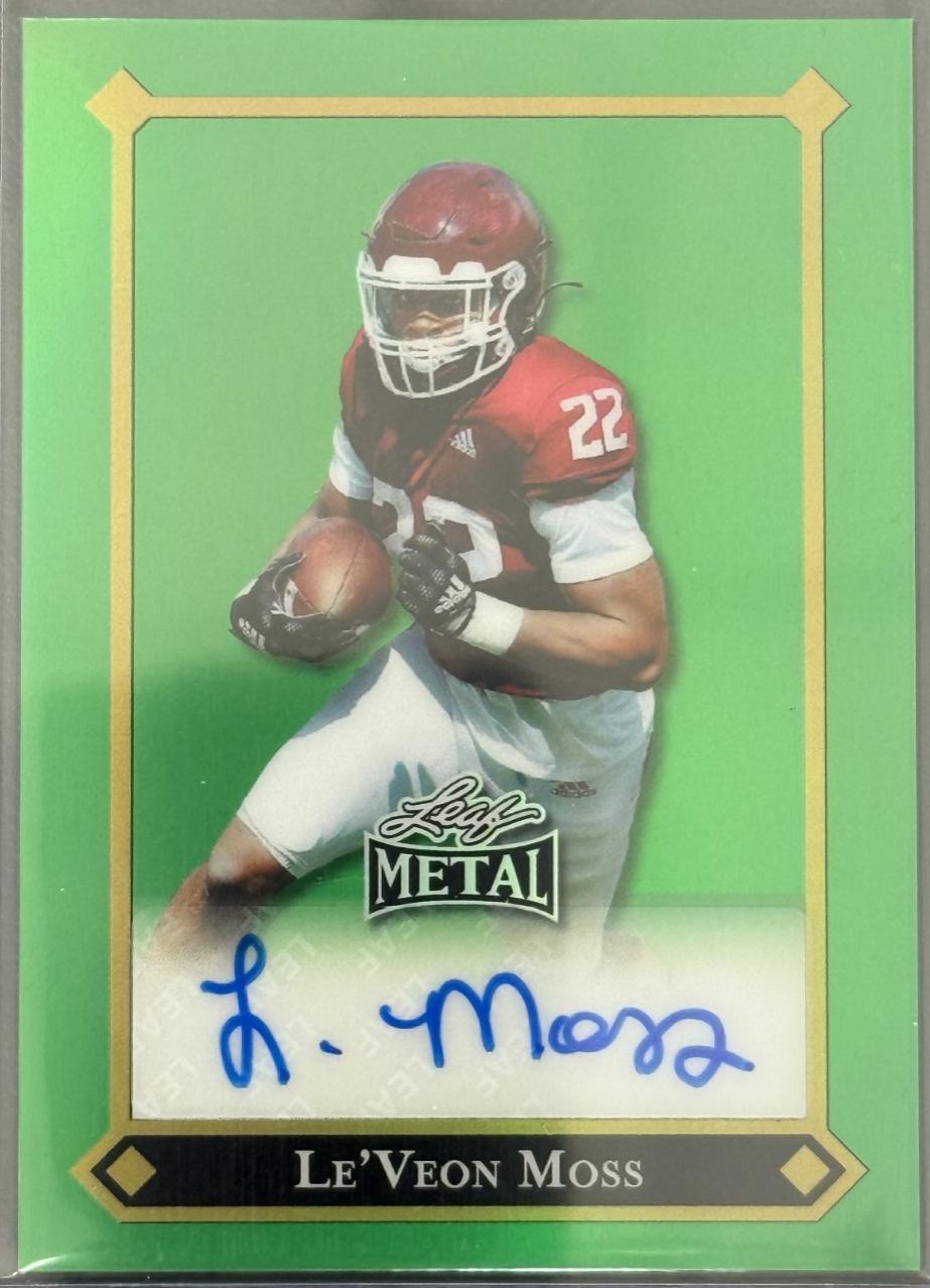 Le'Veon Moss [Prismatic Green Auto] #92L-LVM
