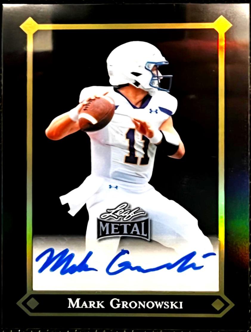Mark Gronowski [Prismatic Black Auto] #92L-MG1