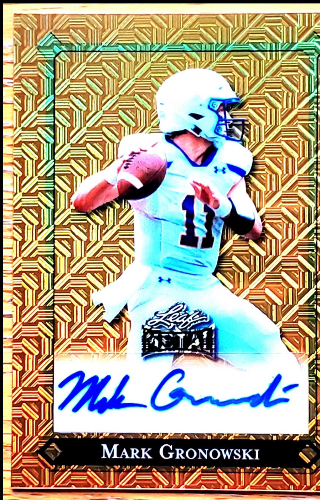 Mark Gronowski [Prismatic Gold Auto] #92L-MG1