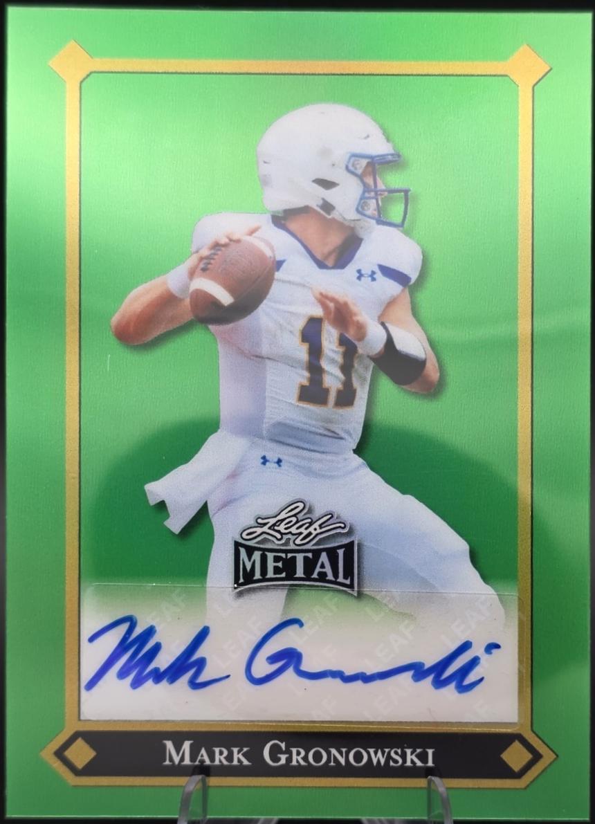 Mark Gronowski [Prismatic Green Auto] #92L-MG1