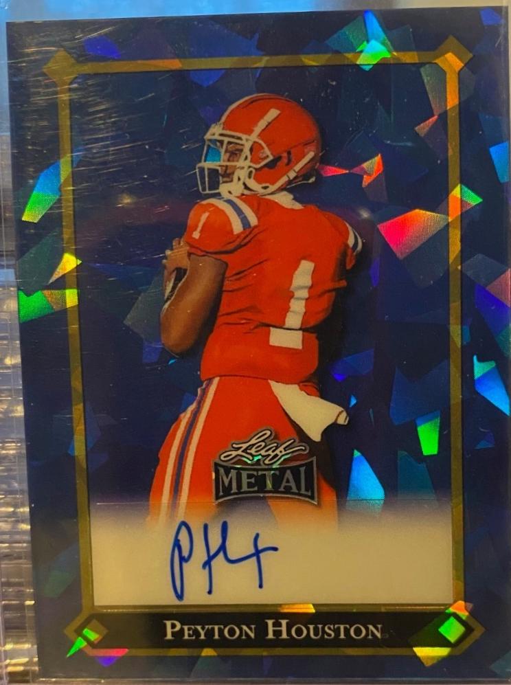 Peyton Houston [Crystal Blue Auto] #92L-PH1