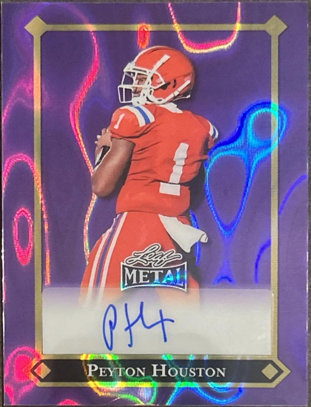 Peyton Houston [Lava Purple Auto] #92L-PH1