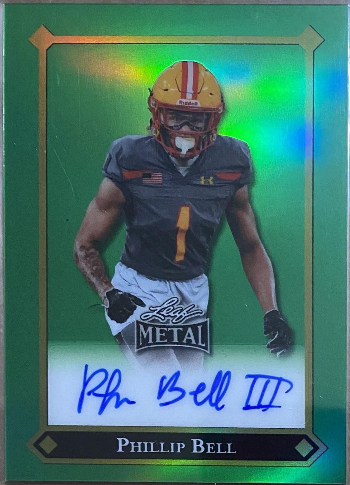 Phillip Bell [Prismatic Green Auto] #92L-PB1