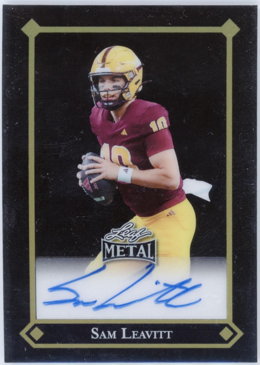 Sam Leavitt [Prismatic Black Auto] #92L-SL1
