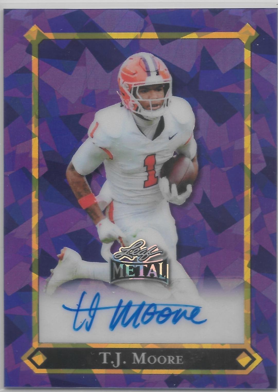 T.J. Moore [Crystal Purple Auto] #92L-TJM
