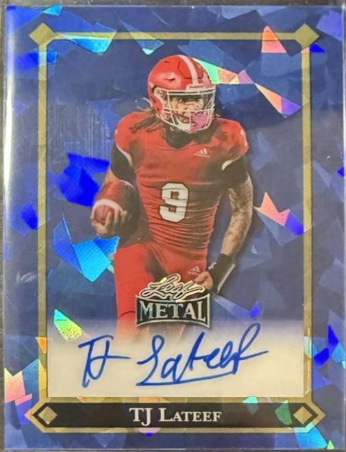 TJ Lateef [Crystal Blue Auto] #92L-TJL