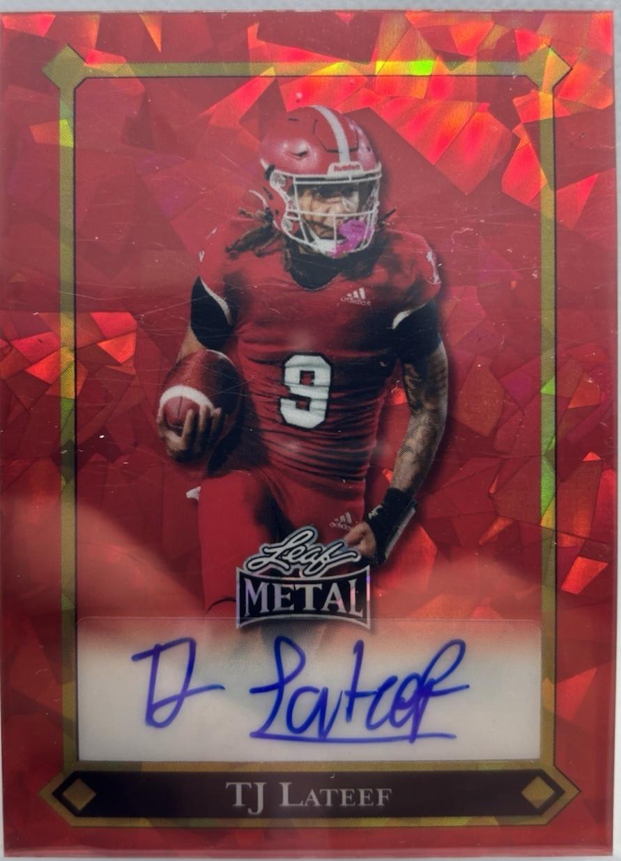 TJ Lateef [Crystal Red Auto] #92L-TJL