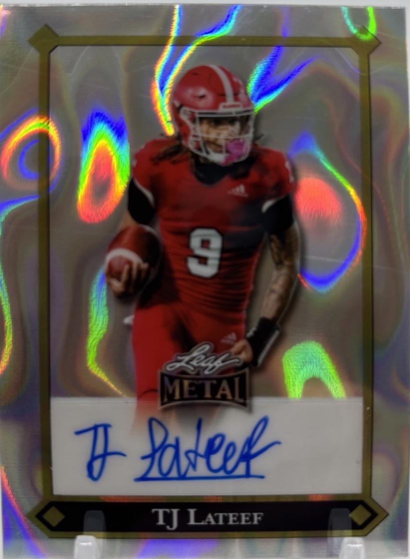 TJ Lateef [Lava Silver Auto] #92L-TJL