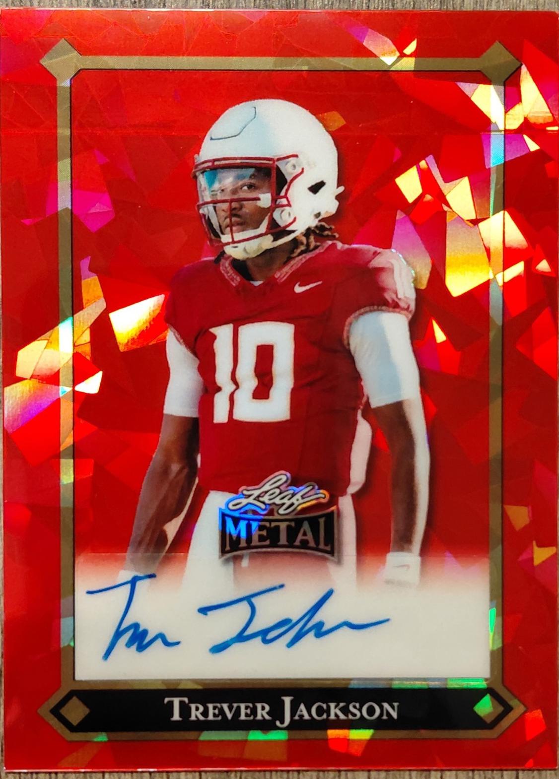 Trever Jackson [Crystal Red Auto] #92L-TJ1