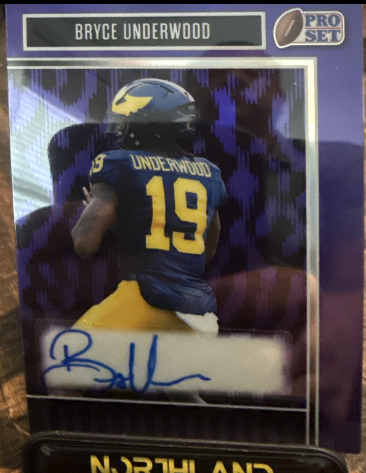 Bryce Underwood [Crystal Purple] #BA-BU1