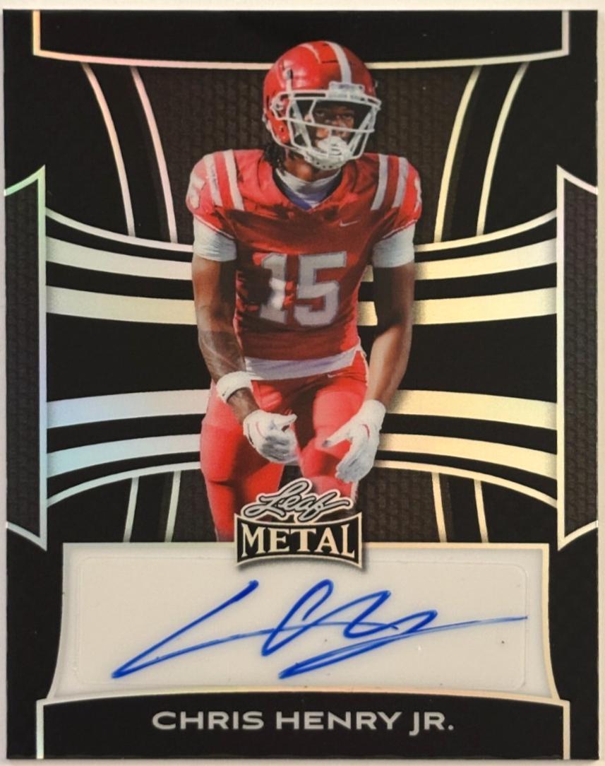 Chris Henry Jr. [Crystal Black] #BA-CHJ