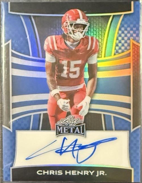 Chris Henry Jr. [Crystal Blue] #BA-CHJ