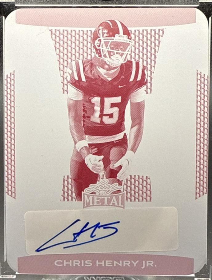 Chris Henry Jr. [Crystal Gold] #BA-CHJ