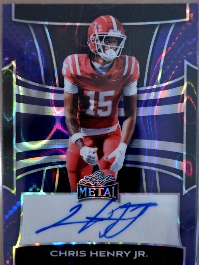 Chris Henry Jr. [Crystal Purple] #BA-CHJ