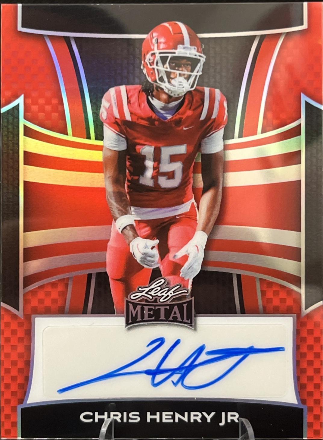 Chris Henry Jr. [Crystal Red] #BA-CHJ