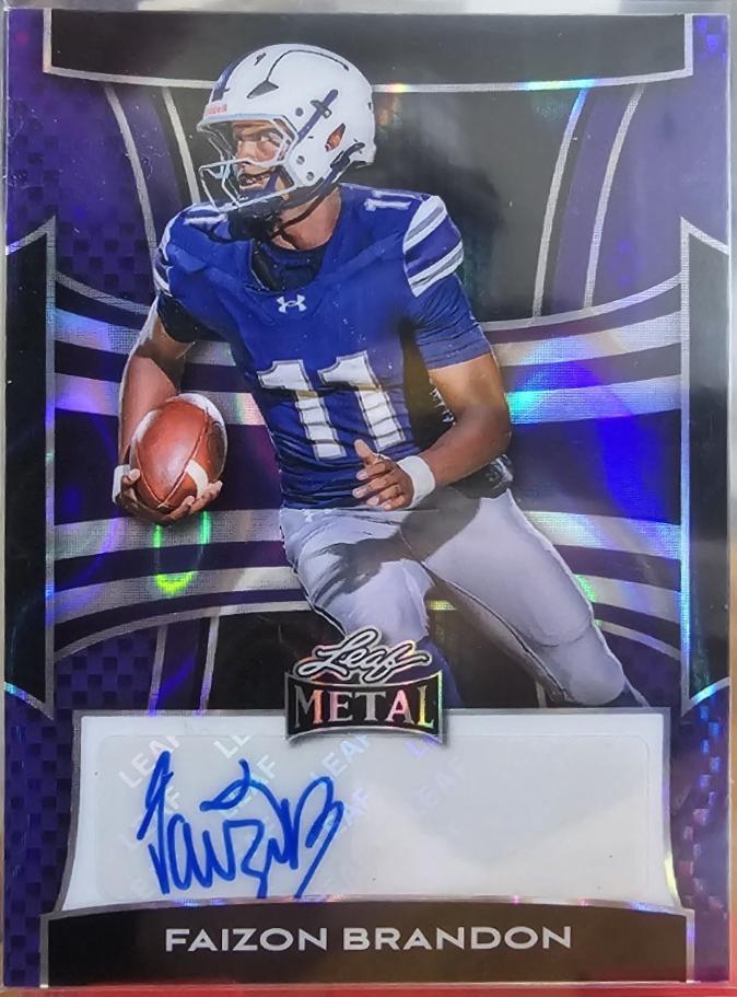 Faizon Brandon [Crystal Purple] #BA-FB1